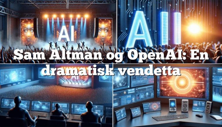 sam altman og openai en dramatisk vendetta Sam Altman og OpenAI: En dramatisk vendetta