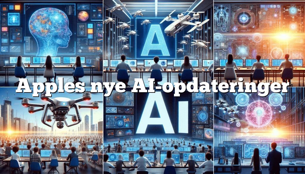 apples nye ai opdateringer Apples nye AI-opdateringer